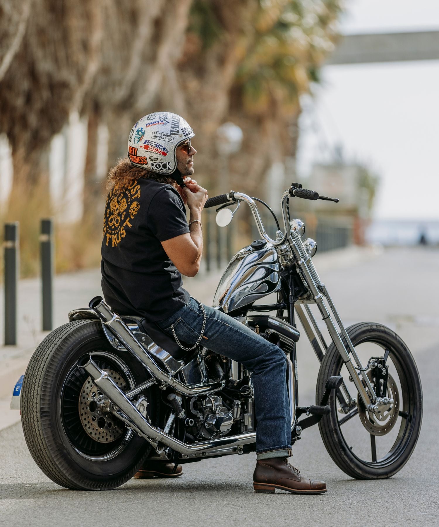 Shop Harley Davidson Unisex Blended Fabrics Street Style
